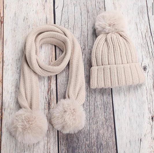 2pc Hat & Scarf Set