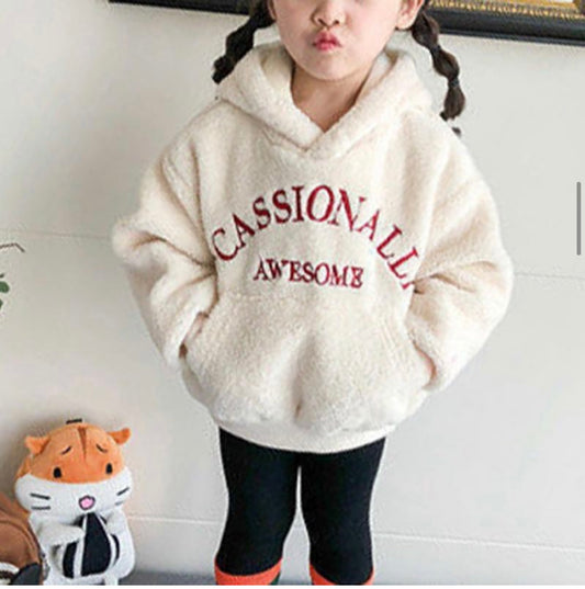 "Occasionally Awesome" Plush Hoodie