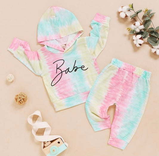 2pc Tie Dye Hoodie & Pants