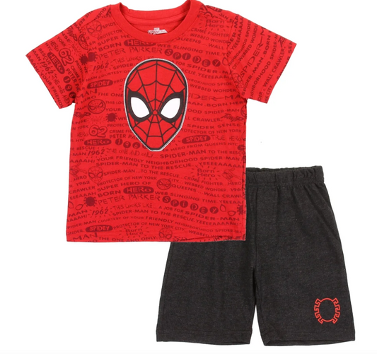 Spiderman Toddler 2pc short set