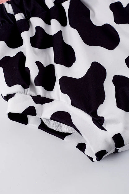 Cow Print Infant Set